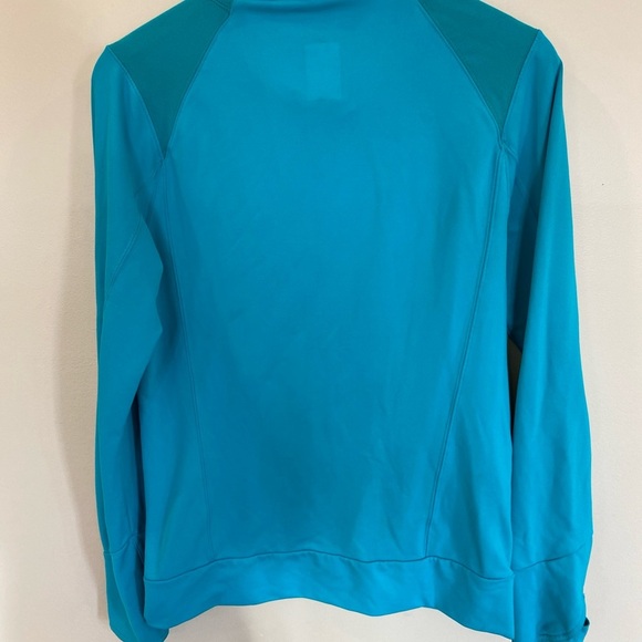 The North Face Womens Cowl Neck Pullover Medium Teal - Picture 6 of 6